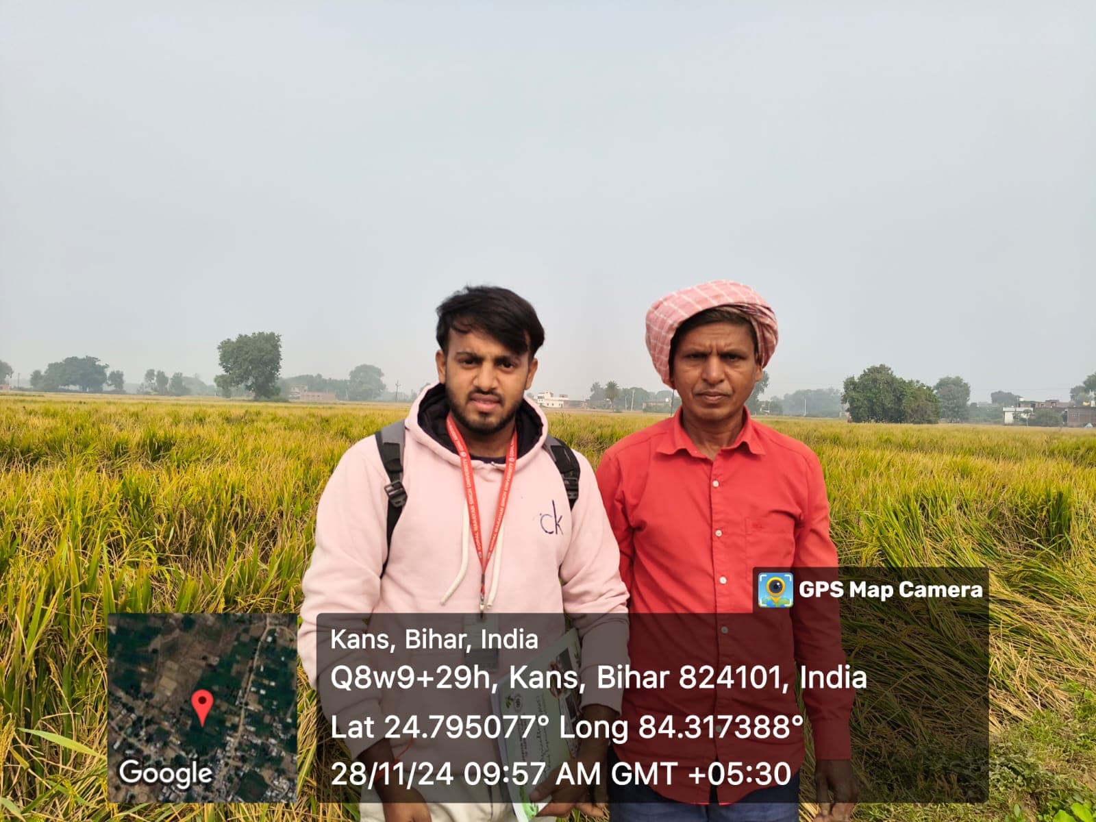 Krishaan Agro team with farmers in Bihar